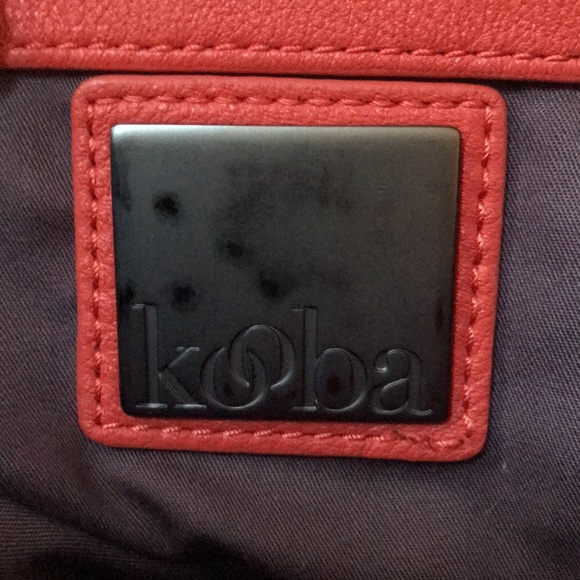 KOOBA Jonnie Coral Leather Hobo Shoulder Bag 🌸💼👜💼🌸 - Picture 11 of 13